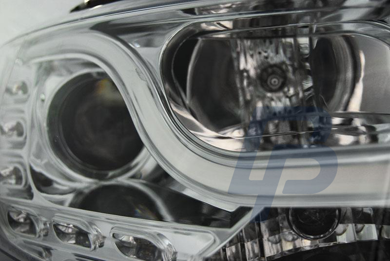 HEADLIGHTS VW JETTA VI 1.11- TUBE LIGHT TRU DRL CHROME - 3