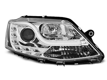 HEADLIGHTS VW JETTA VI 1.11- TUBE LIGHT TRU DRL CHROME