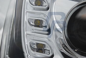 HEADLIGHTS VW JETTA VI 1.11- TUBE LIGHT TRU DRL CHROME