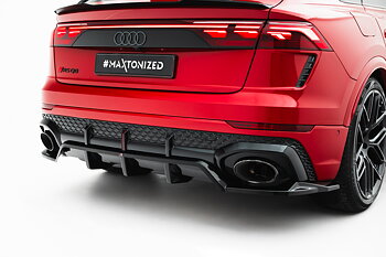 REAR SPLITTER (WITH VERTICAL BARS) SUITABLE FOR AUDI RSQ8 MK1 FACELIFT – MAXTON DESIGN