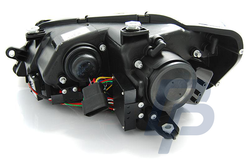 HEADLIGHTS VW JETTA VI 1.11- TUBE LIGHT TRU DRL BLACK - 4