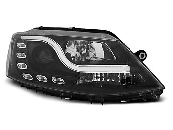 HEADLIGHTS VW JETTA VI 1.11- TUBE LIGHT TRU DRL BLACK
