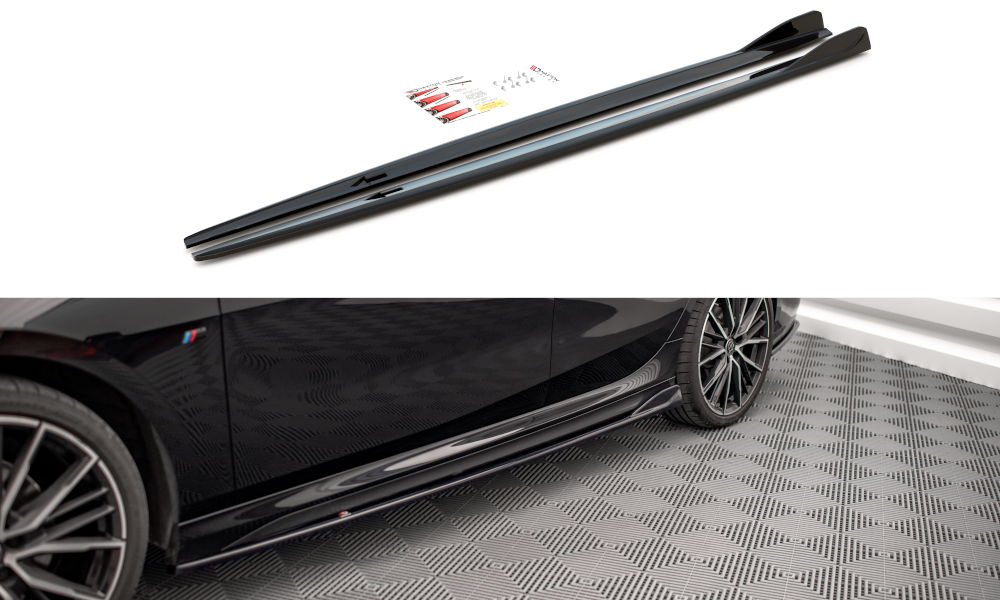 Side Skirts Diffusers V.2 Bmw 2 GRAN Coupe M-pack / M235I F44 (2019-)