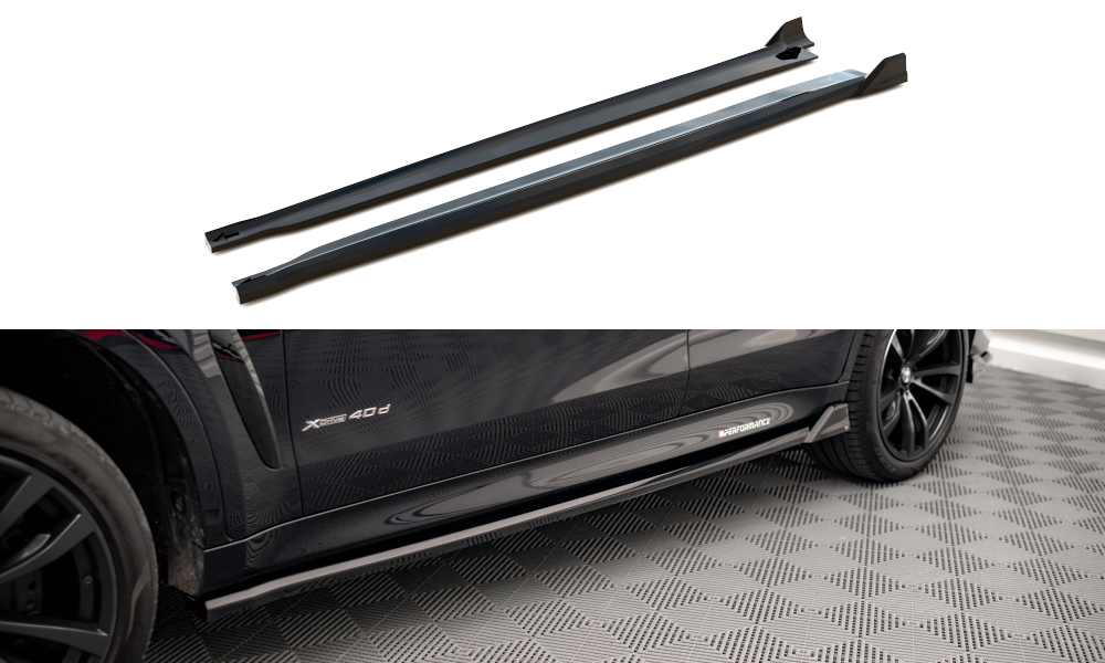 Side Skirts Diffusers V.2 BMW X6 M Sport F16