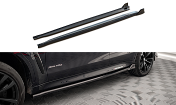 Side Skirts Diffusers V.2 BMW X6 M Sport F16