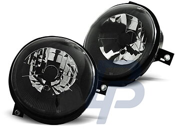 HEADLIGHTS VW LUPO 98-05  BLACK