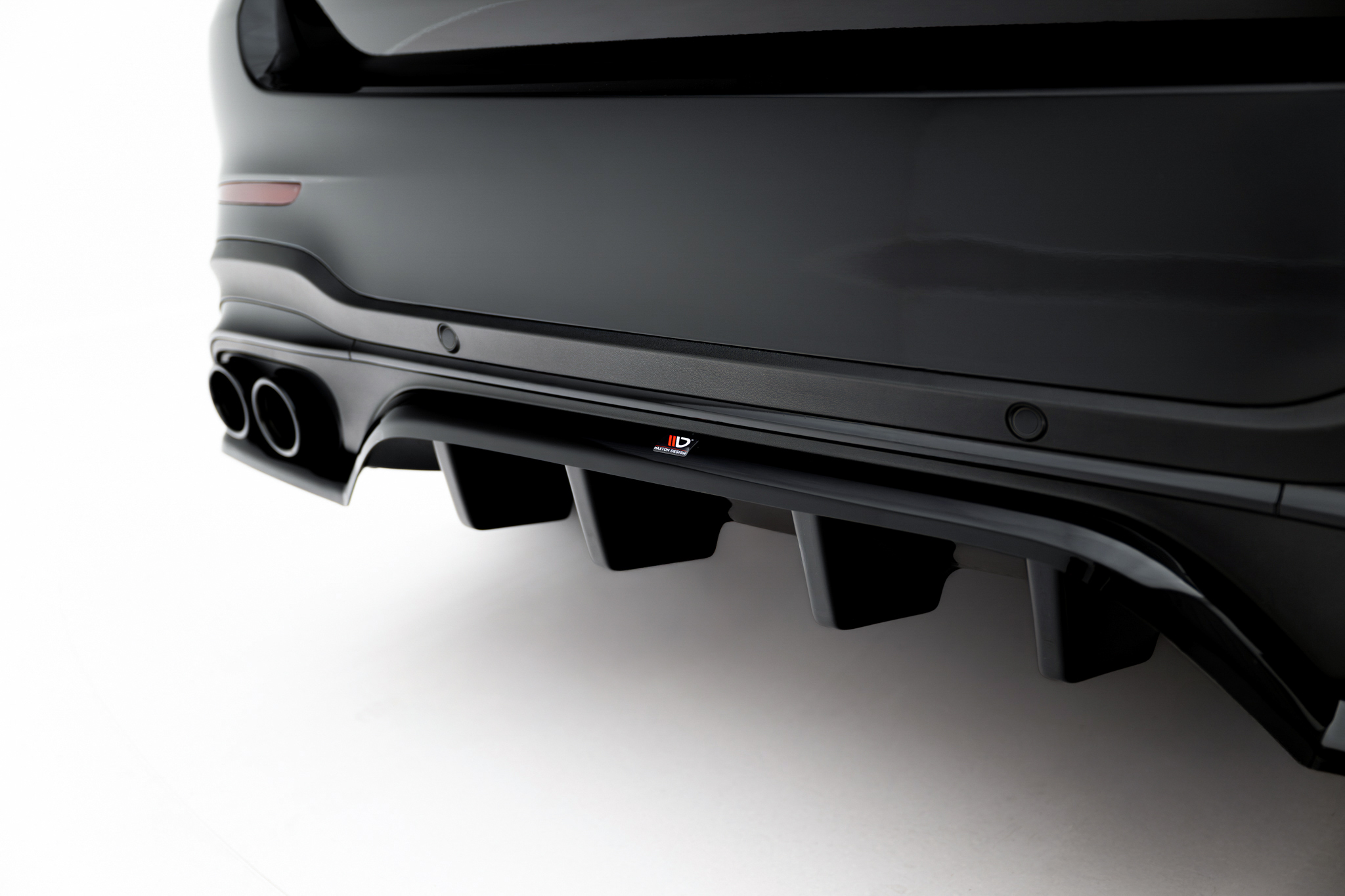 REAR SPLITTER (WITH VERTICAL BARS) SUITABLE FOR MERCEDES-AMG GLC 43 SUV X253 FACELIFT – MAXTON DESIGN