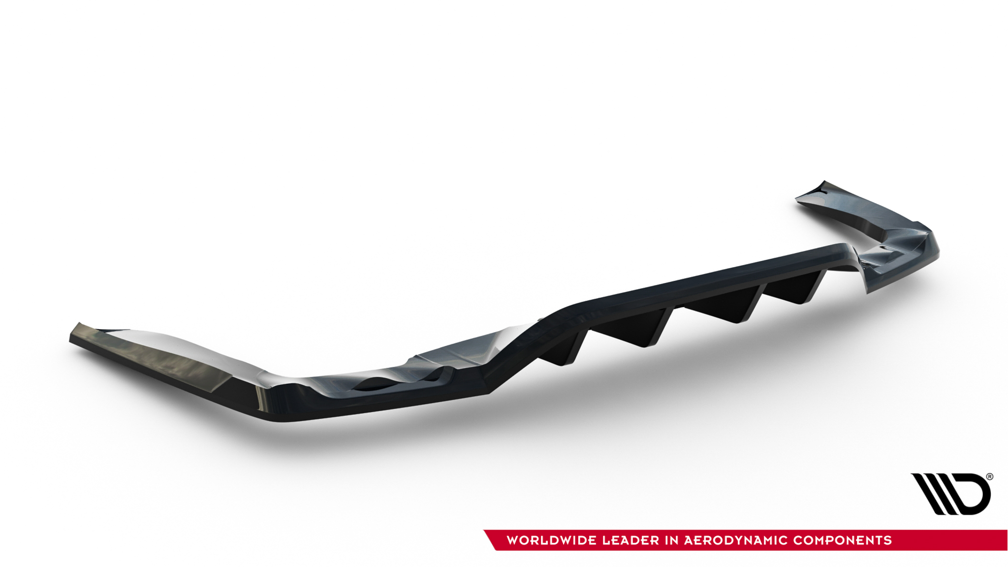 REAR SPLITTER (WITH VERTICAL BARS) SUITABLE FOR MERCEDES-AMG GLC 43 SUV X253 FACELIFT – MAXTON DESIGN - 3