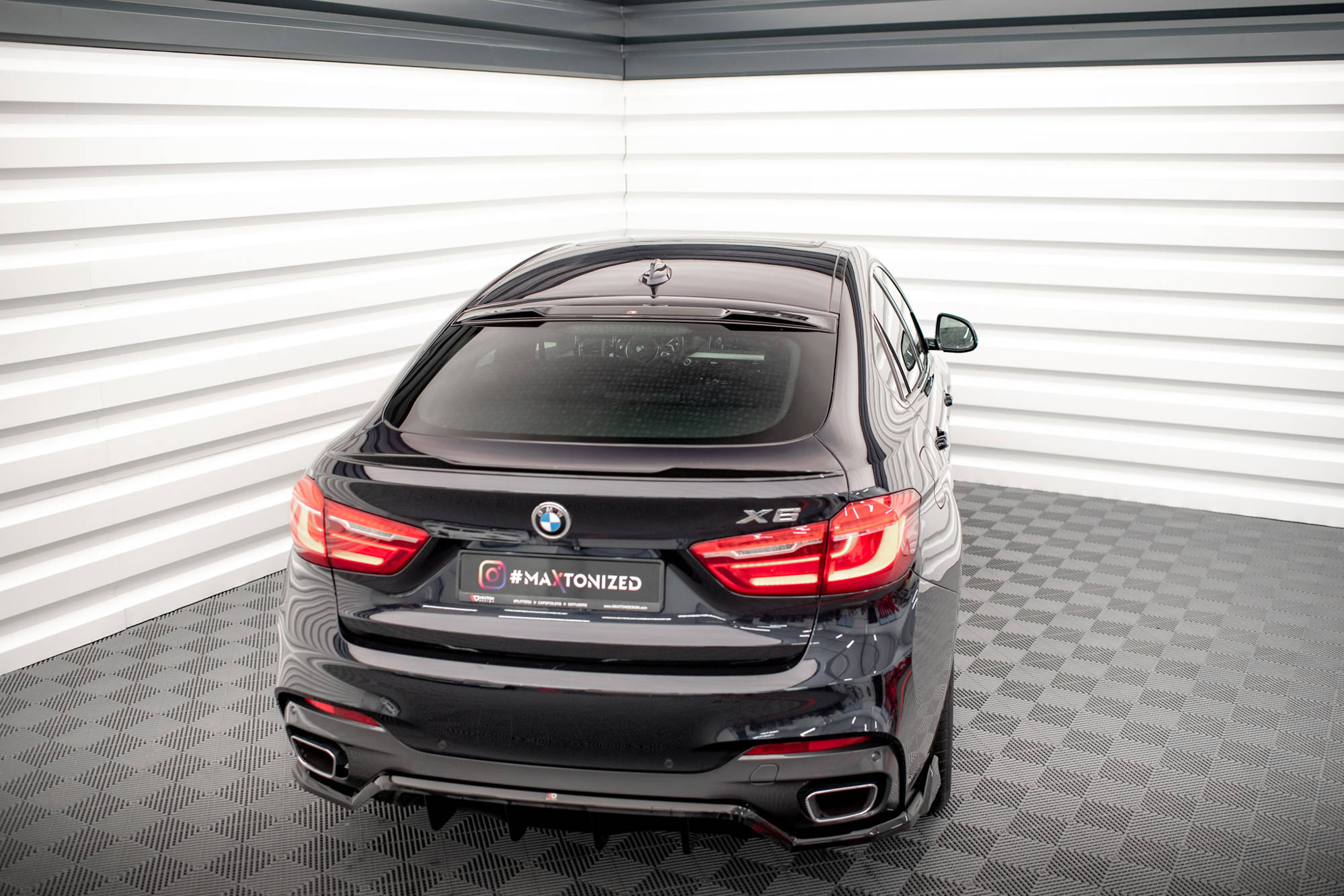 Rear Window Extension BMW X6 F16 M-Pack / X6 M F86 - 2