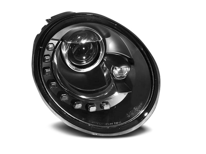 HEADLIGHTS VW NEW BEETLE 10.98-05.05 LED BLACK
