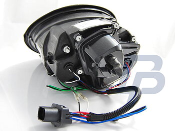 HEADLIGHTS VW NEW BEETLE 10.98-05.05 LED CHROME