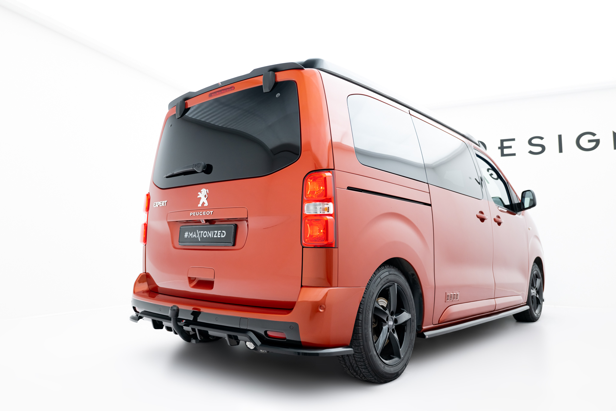 REAR SPLITTER (WITH VERTICAL BARS) SUITABLE FOR PEUGEOT EXPERT MK3 – MAXTON DESIGN - 3