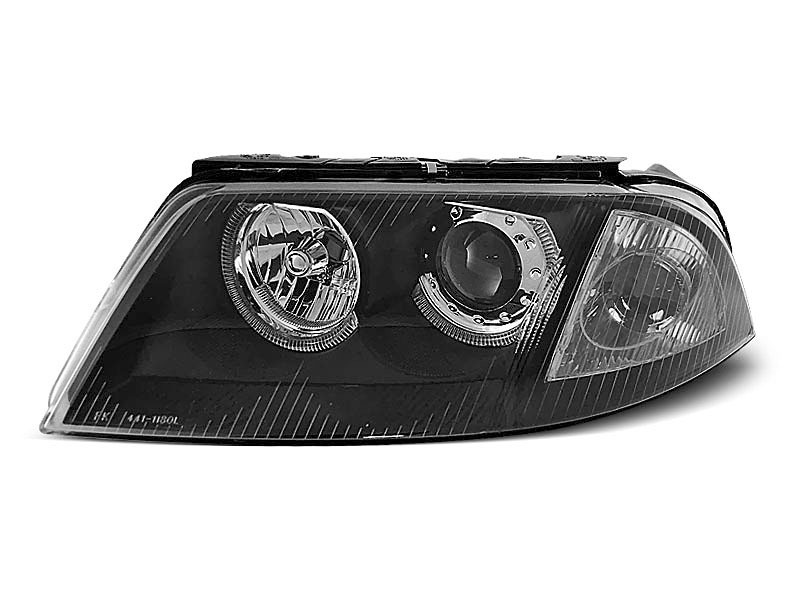 HEADLIGHTS VW PASSAT 3BG B5 FL 09.00-03.05 ANGEL EYES BLACK