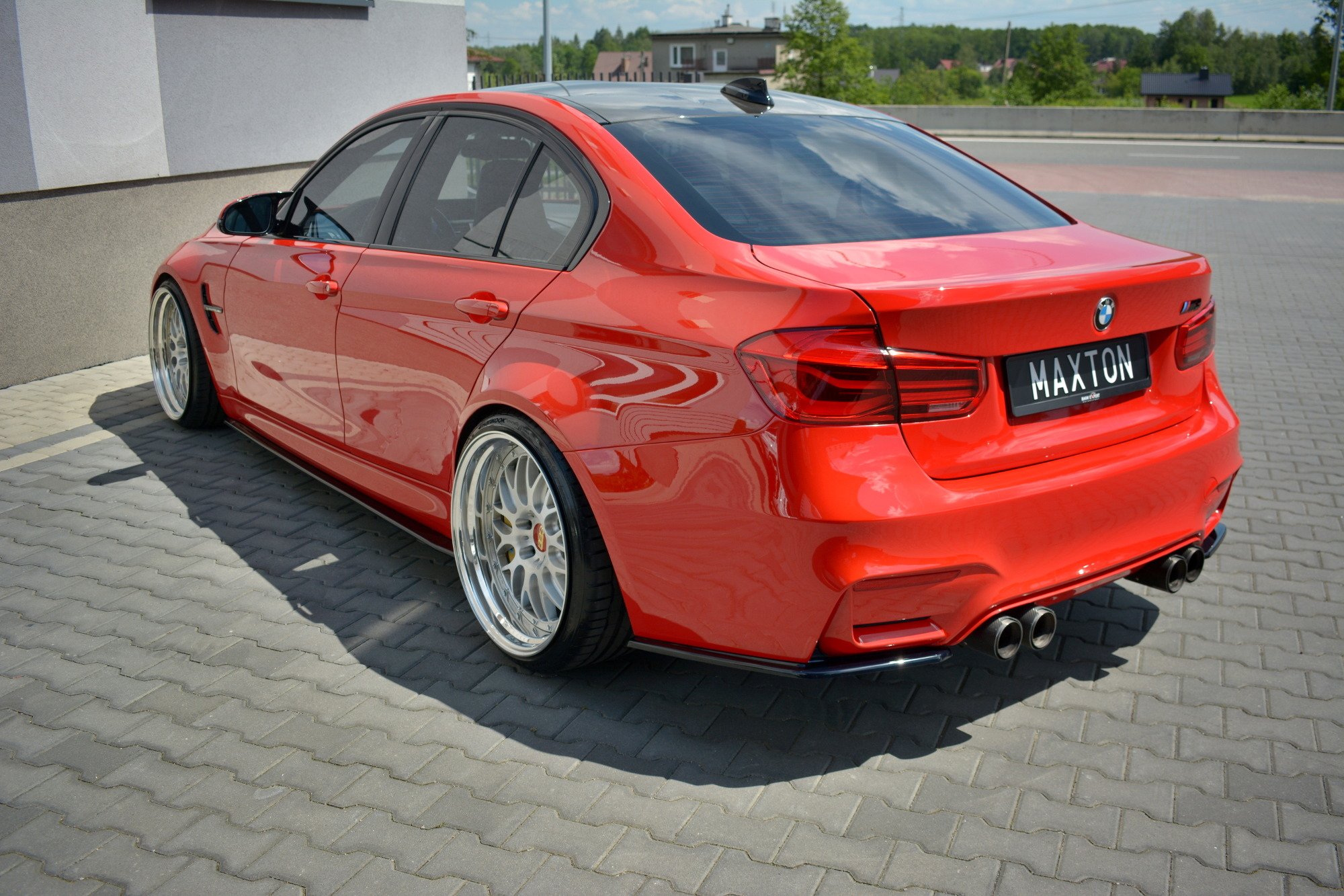 Side Skirts Diffusers V.1 BMW M3 F80 (2014-18) - 3