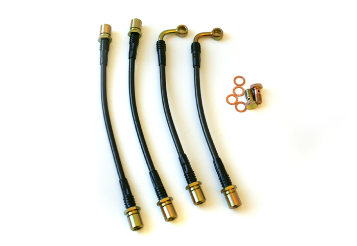 AGENCY POWER REAR STEEL BRAIDED BRAKE LINES SUBARU LEGACY 2.5GT 05-09