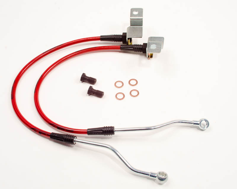 AGENCY POWER REAR STEEL BRAIDED BRAKE LINES DODGE SRT-4 03-05 - 3