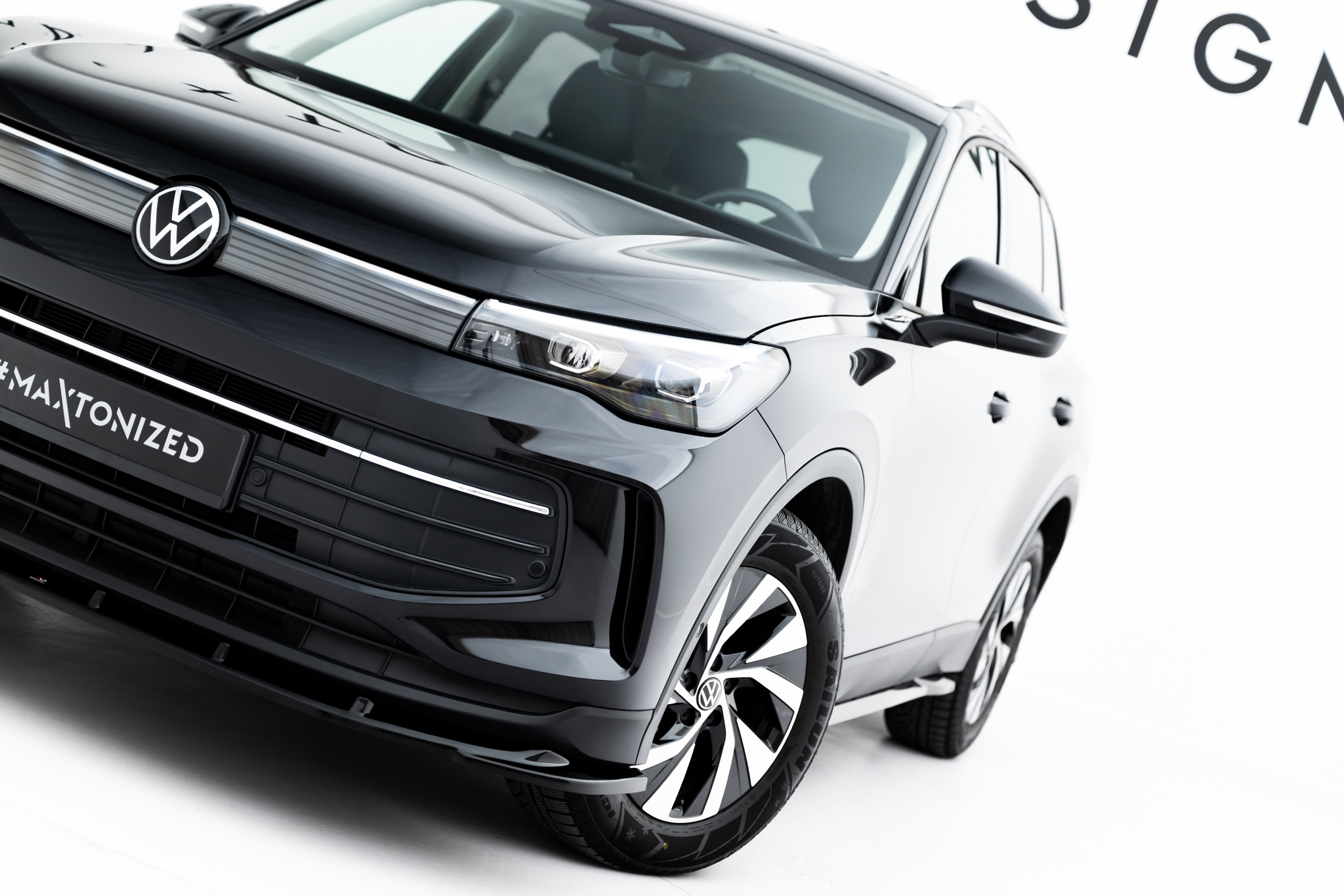 FRONT SPLITTER V.2 SUITABLE FOR VOLKSWAGEN TIGUAN MK3 – MAXTON DESIGN - 3