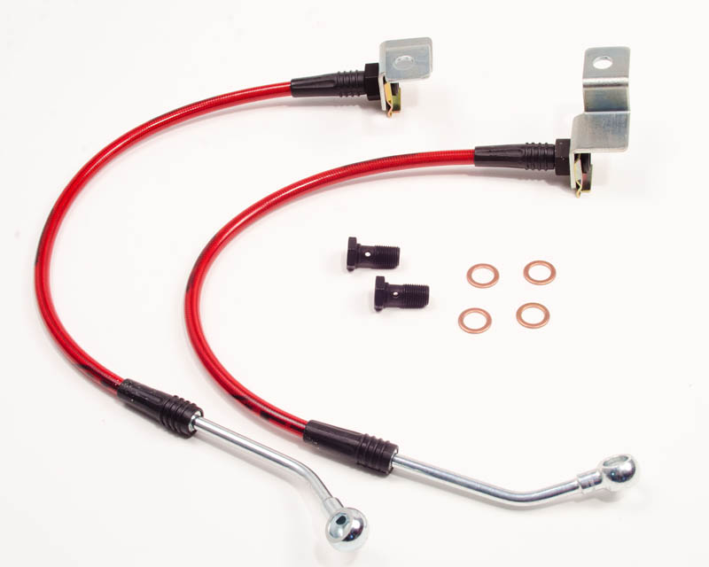 AGENCY POWER FRÄMRE STÅL FLÄTADE BROMSRÖR DODGE SRT-4 03-05