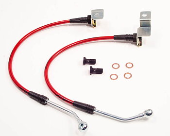 AGENCY POWER FRONT STEEL BRAIDED BRAKE LINES DODGE SRT-4 03-05