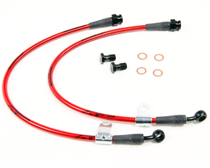 AGENCY POWER FRONT STEEL BRAIDED BRAKE LINES HYUNDAI GENESIS 09-12