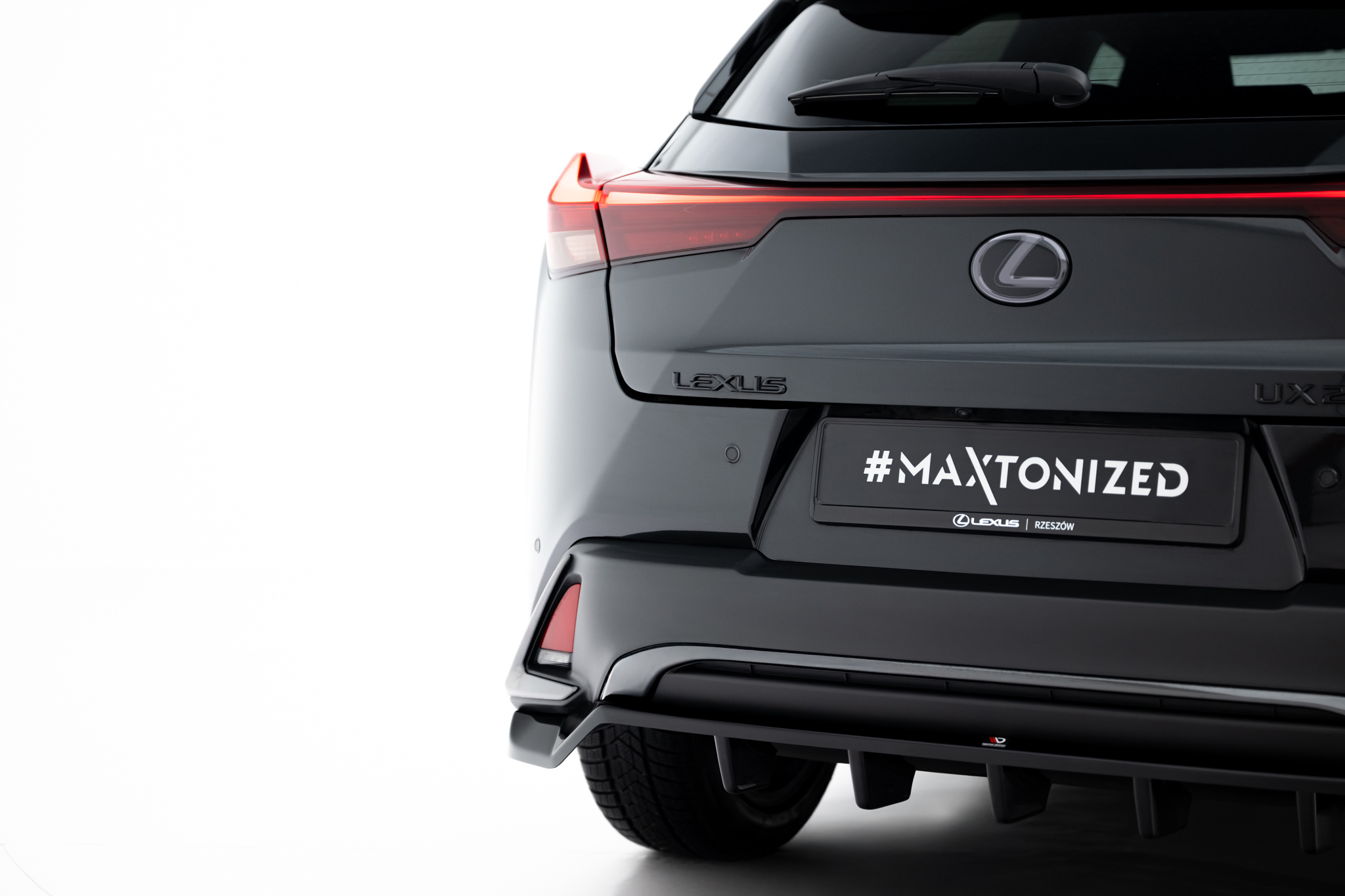 REAR SPLITTER (WITH VERTICAL BARS) SUITABLE FOR LEXUS UX F-SPORT MK1 – MAXTON DESIGN - 6
