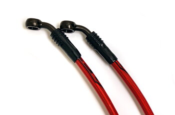 AGENCY POWER FRONT STEEL BRAIDED BRAKE LINES NISSAN 240SX S13 89-94