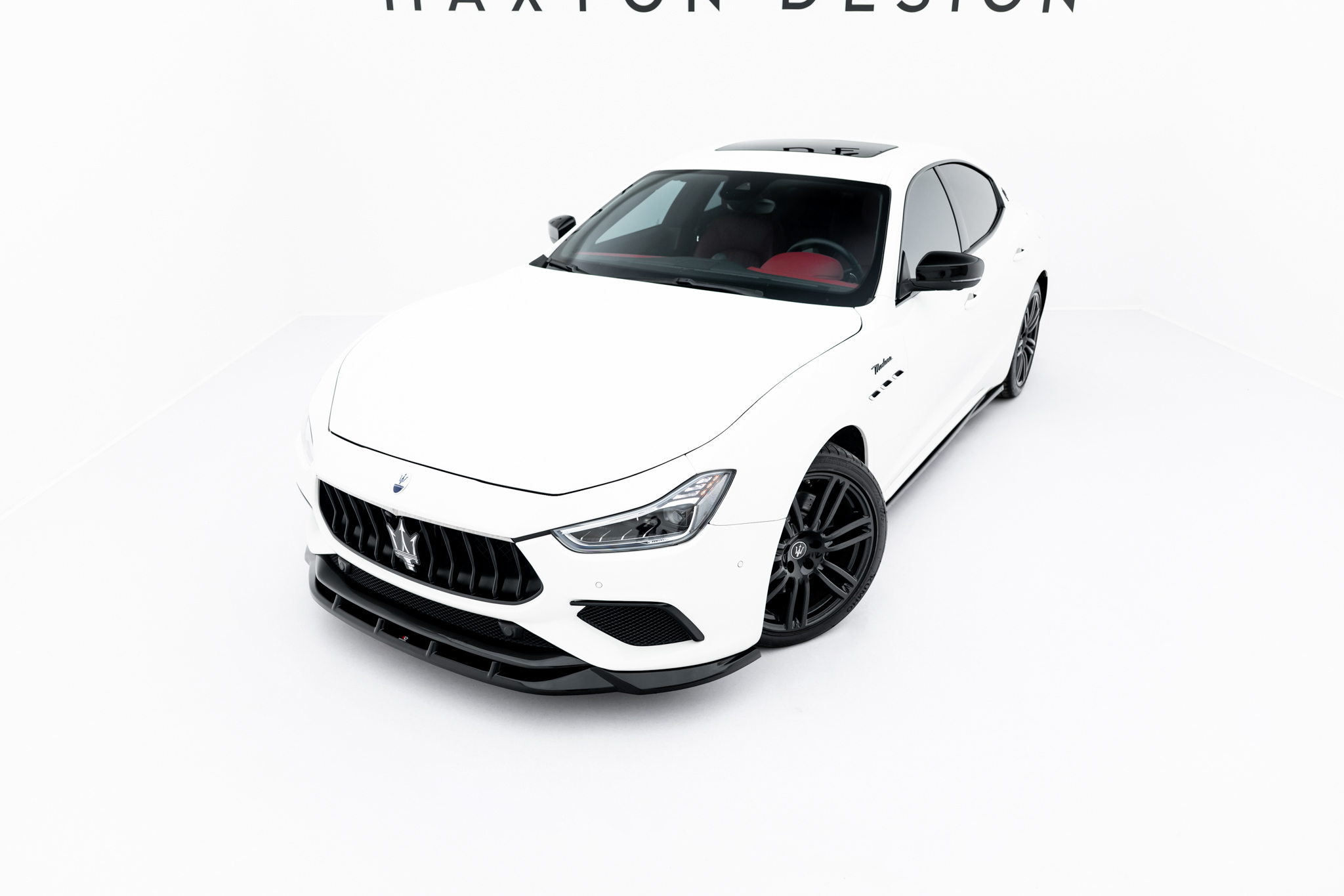 FRONT SPLITTER SUITABLE FOR MASERATI GHIBLI MODENA MK3 FACELIFT – MAXTON DESIGN - 5