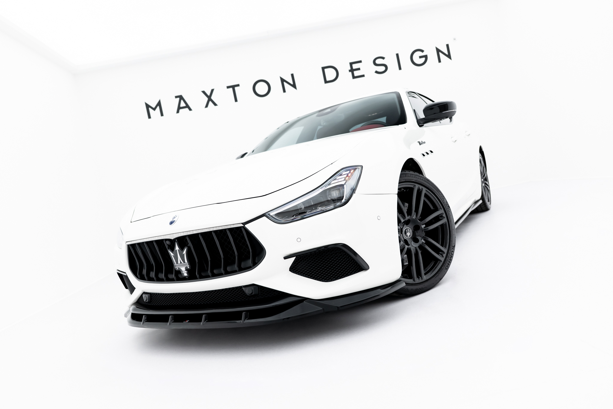 FRONT SPLITTER SUITABLE FOR MASERATI GHIBLI MODENA MK3 FACELIFT – MAXTON DESIGN - 2