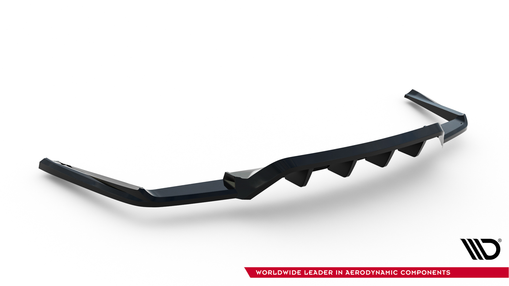REAR SPLITTER (WITH VERTICAL BARS) SUITABLE FOR MASERATI GHIBLI MODENA MK3 FACELIFT – MAXTON DESIGN