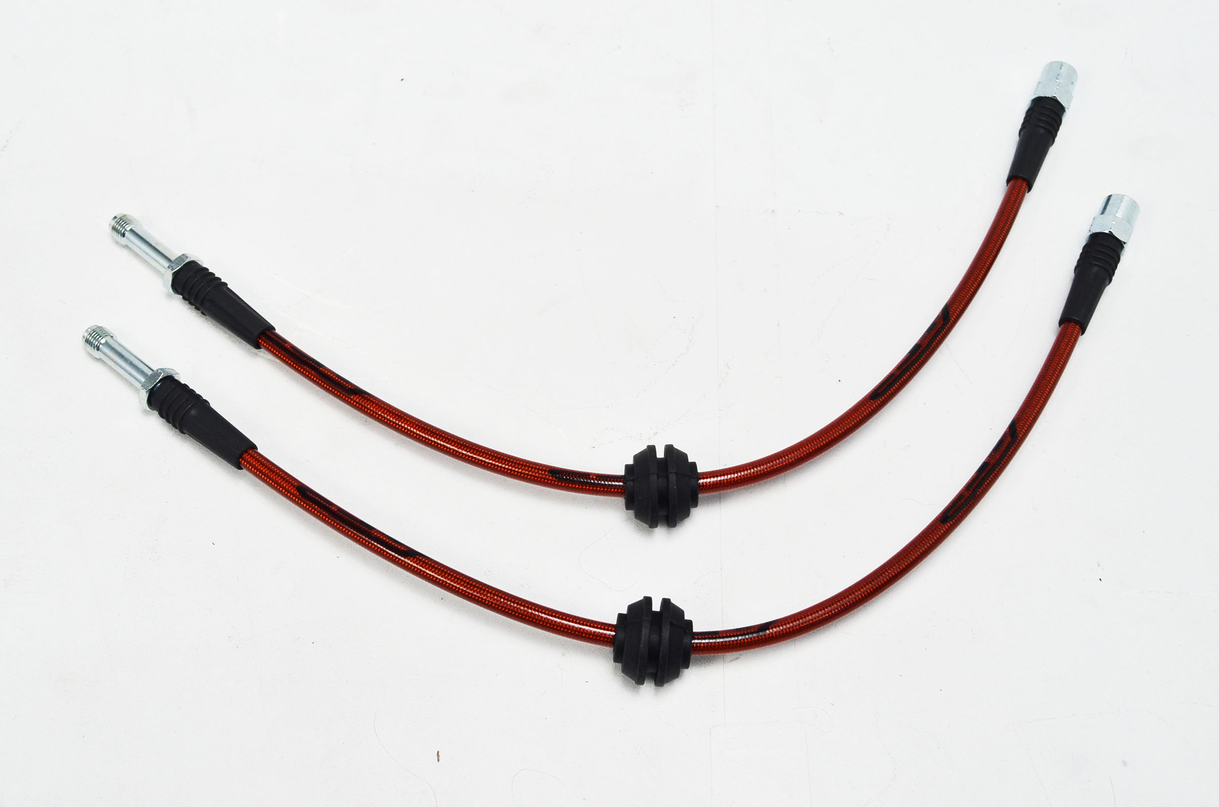 AGENCY POWER FRONT STEEL BRAIDED BRAKE LINES BMW E46 M3 01-06 - 2