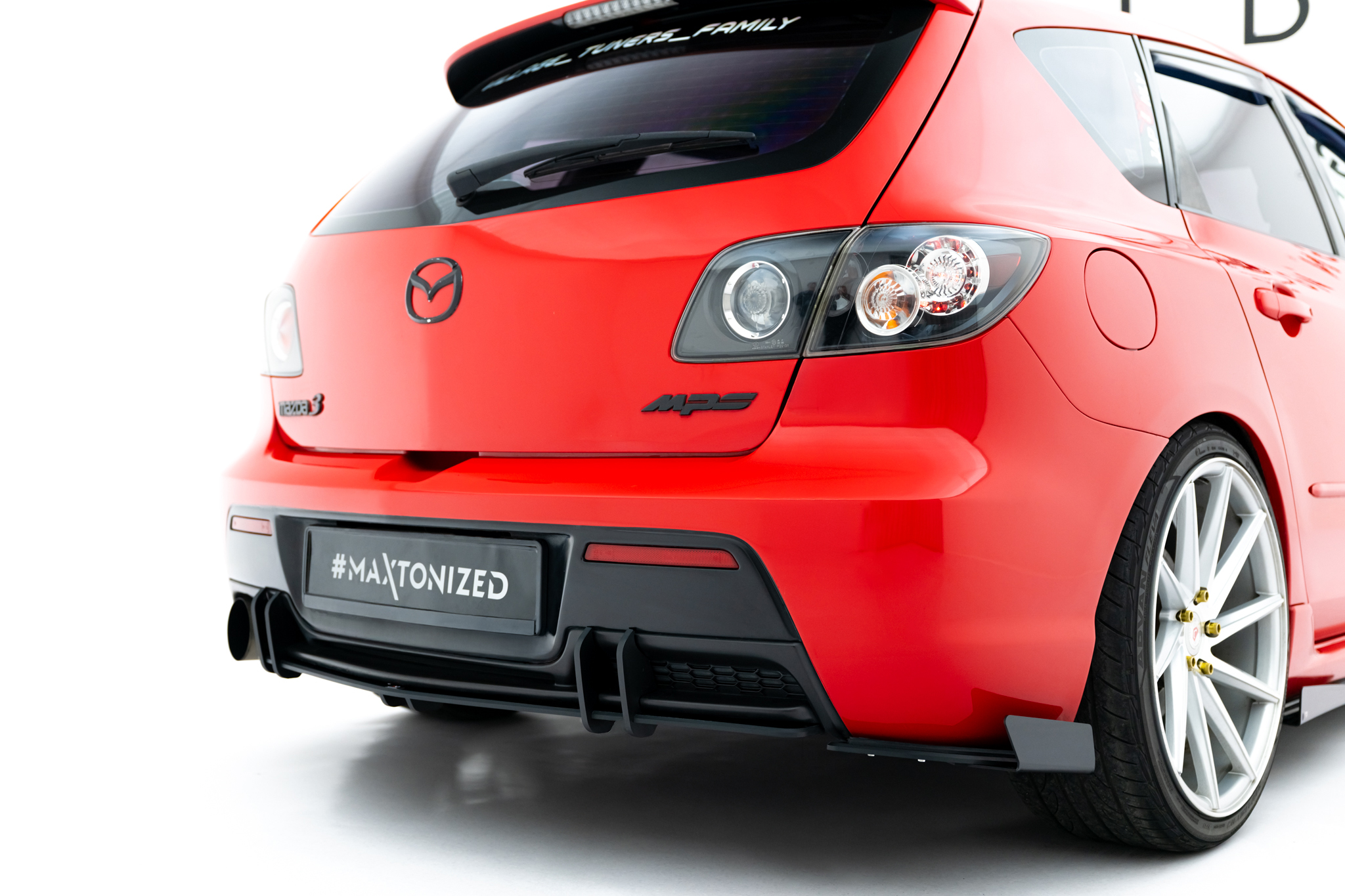 STREET PRO REAR DIFFUSER SUITABLE FOR MAZDA 3 MPS MK1 EU VERSION – MAXTON DESIGN - 5