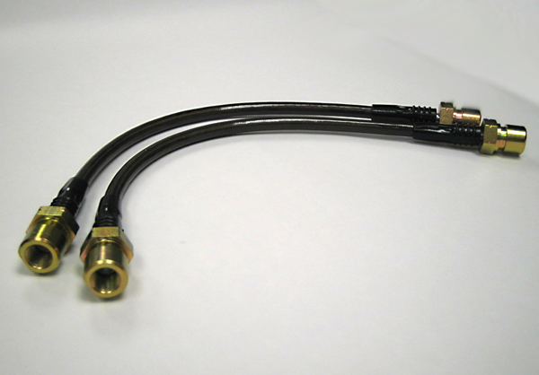AGENCY POWER FRONT STEEL BRAIDED BRAKE LINE PORSCHE 993/964 91-98