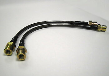 AGENCY POWER FRONT STEEL BRAIDED BRAKE LINE PORSCHE 993/964 91-98