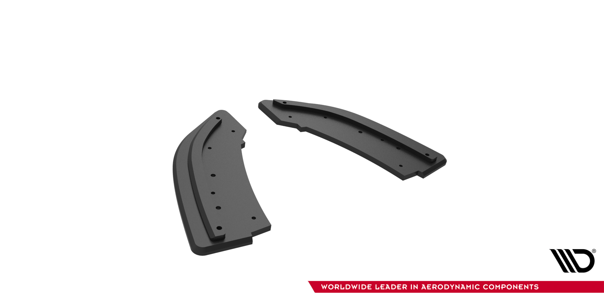 STREET PRO REAR SIDE SPLITTERS SUITABLE FOR MAZDA 3 MPS MK1 EU VERSION – MAXTON DESIGN