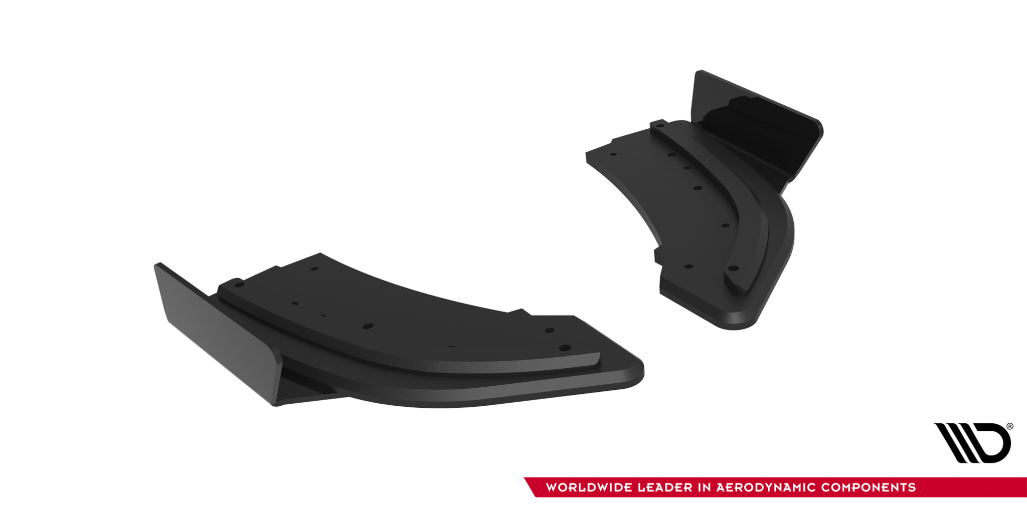 STREET PRO REAR SIDE SPLITTERS + FLAPS SUITABLE FOR MAZDA 3 MPS MK1 EU VERSION – MAXTON DESIGN