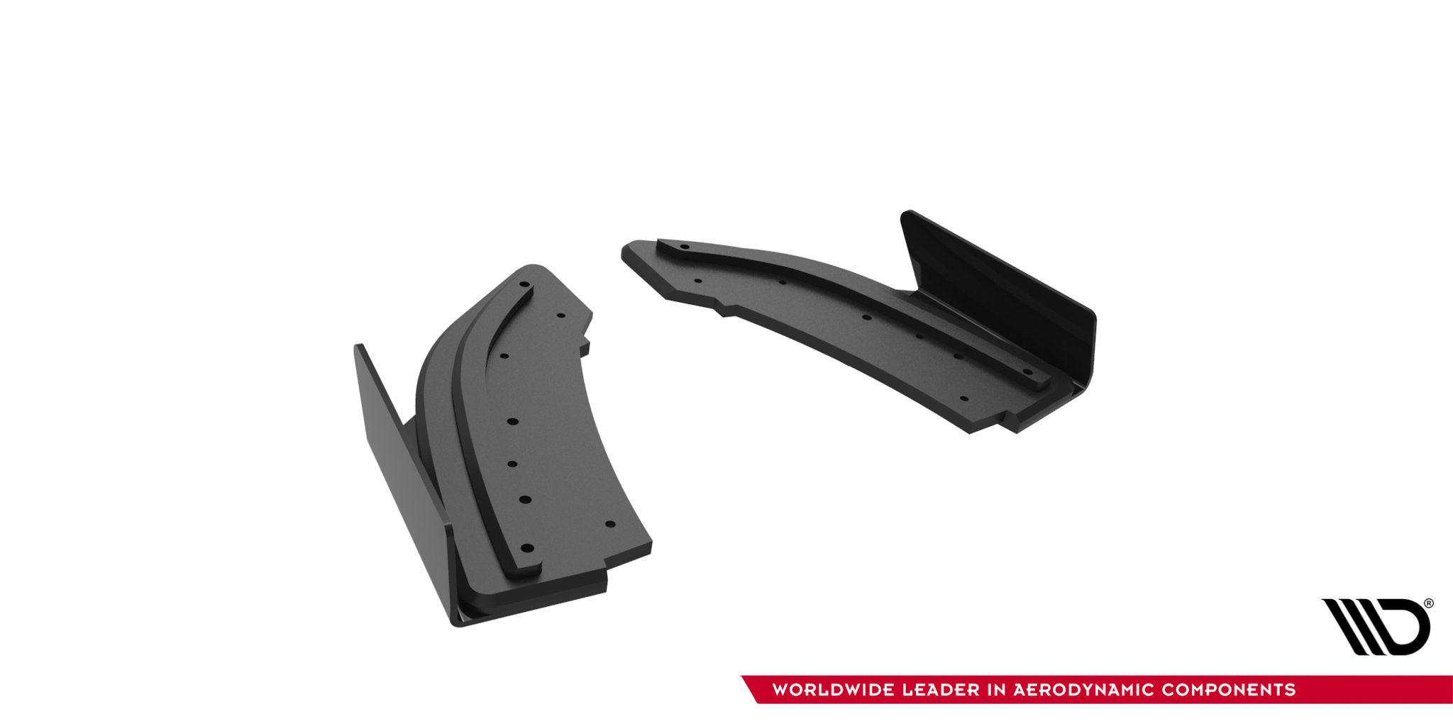 STREET PRO REAR SIDE SPLITTERS + FLAPS SUITABLE FOR MAZDA 3 MPS MK1 EU VERSION – MAXTON DESIGN - 3