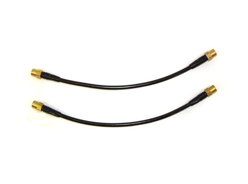 AGENCY POWER FRONT STEEL BRAIDED BRAKE LINES AUDI A4 B6 B7 02-07