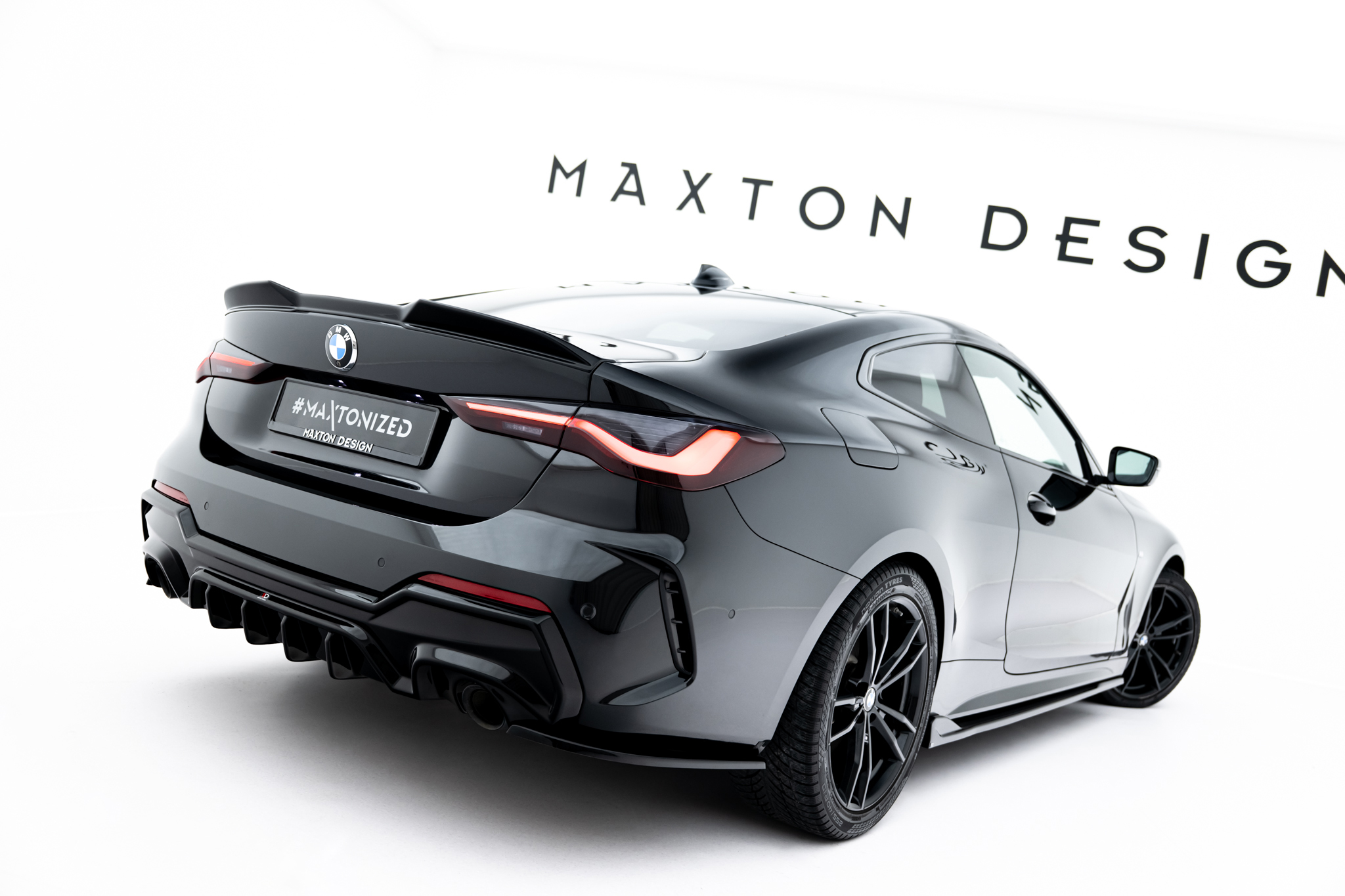 REAR SIDE SPLITTERS V.7 SUITABLE FOR BMW 4 M-PACK G22 / G23 / G22 FACELIFT / G23 FACELIFT – MAXTON DESIGN