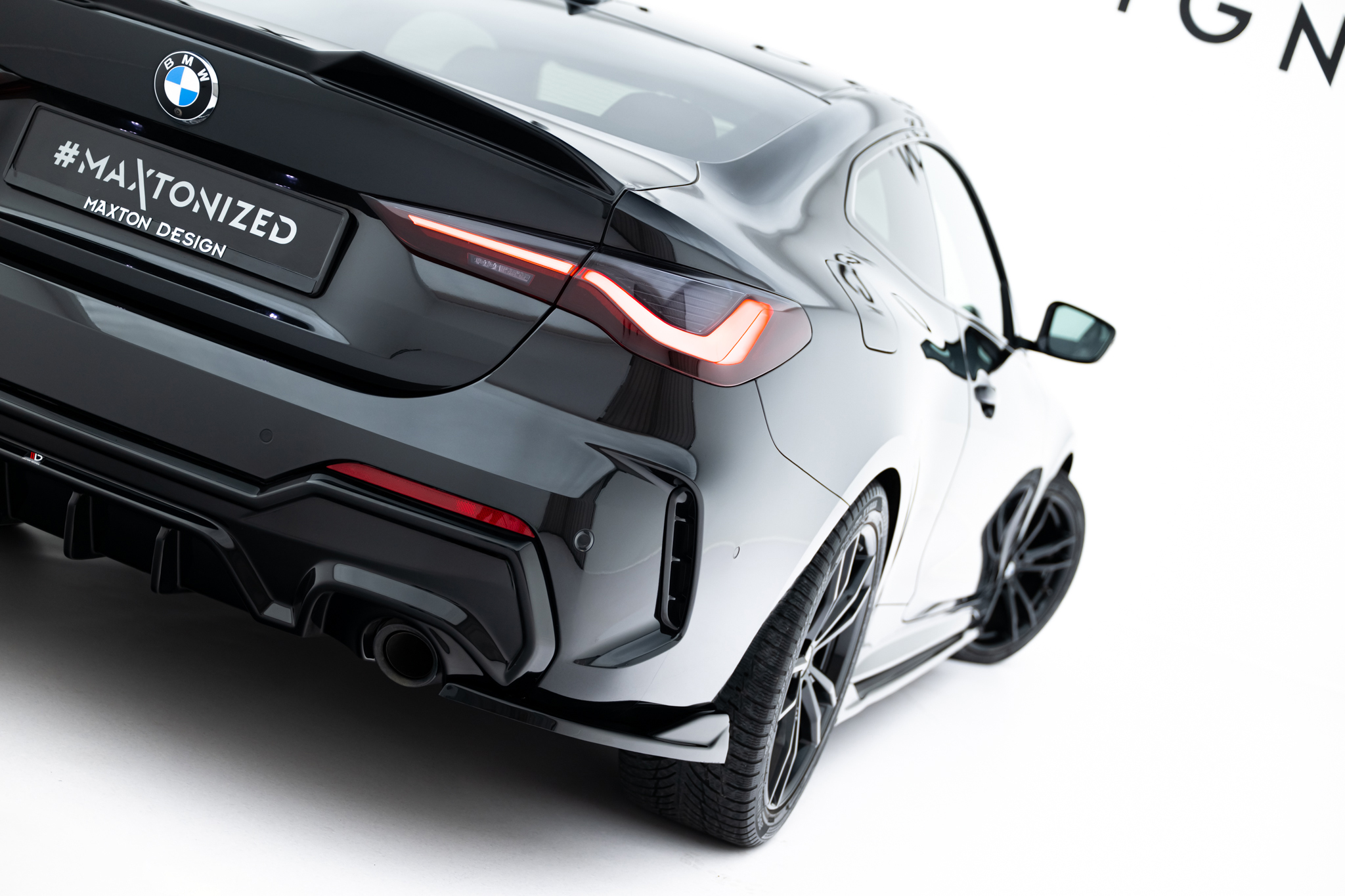 REAR SIDE SPLITTERS V.8 SUITABLE FOR BMW 4 M-PACK G22 / G23 / G22 FACELIFT / G23 FACELIFT – MAXTON DESIGN - 3