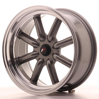 Japan Racing JR19 17x8 ET-20-0 BLANK Gun Metal