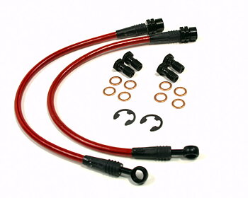 AGENCY POWER FRONT STEEL BRAIDED BRAKE LINES FORD MUSTANG COBRA 99-04