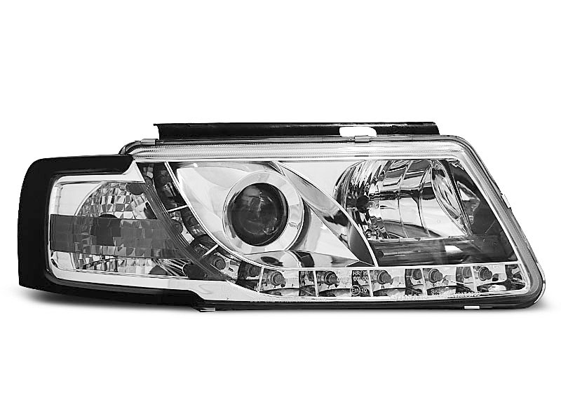 HEADLIGHTS VW PASSAT B5 3B 11.96-08.00 TRU DRL CHROME