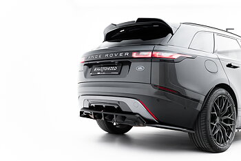 REAR SPLITTER (WITH VERTICAL BARS) V.2 SUITABLE FOR LAND ROVER RANGE ROVER VELAR R-DYNAMIC MK1 – MAXTON DESIGN