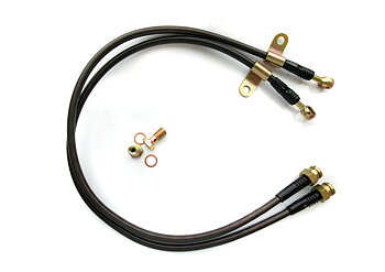 AGENCY POWER FRONT STEEL BRAIDED BRAKE LINES NISSAN 350Z 03-08