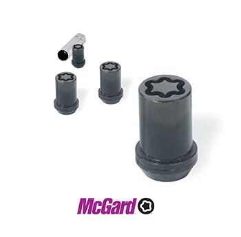 MCGARD ANTI-THEFT LOCKING LUG NUTS M12X1.25 BLACK 21MM HEX