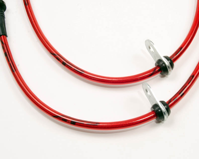 AGENCY POWER FRONT STEEL BRAIDED BRAKE LINES SUBARU WRX 08-12 - 3