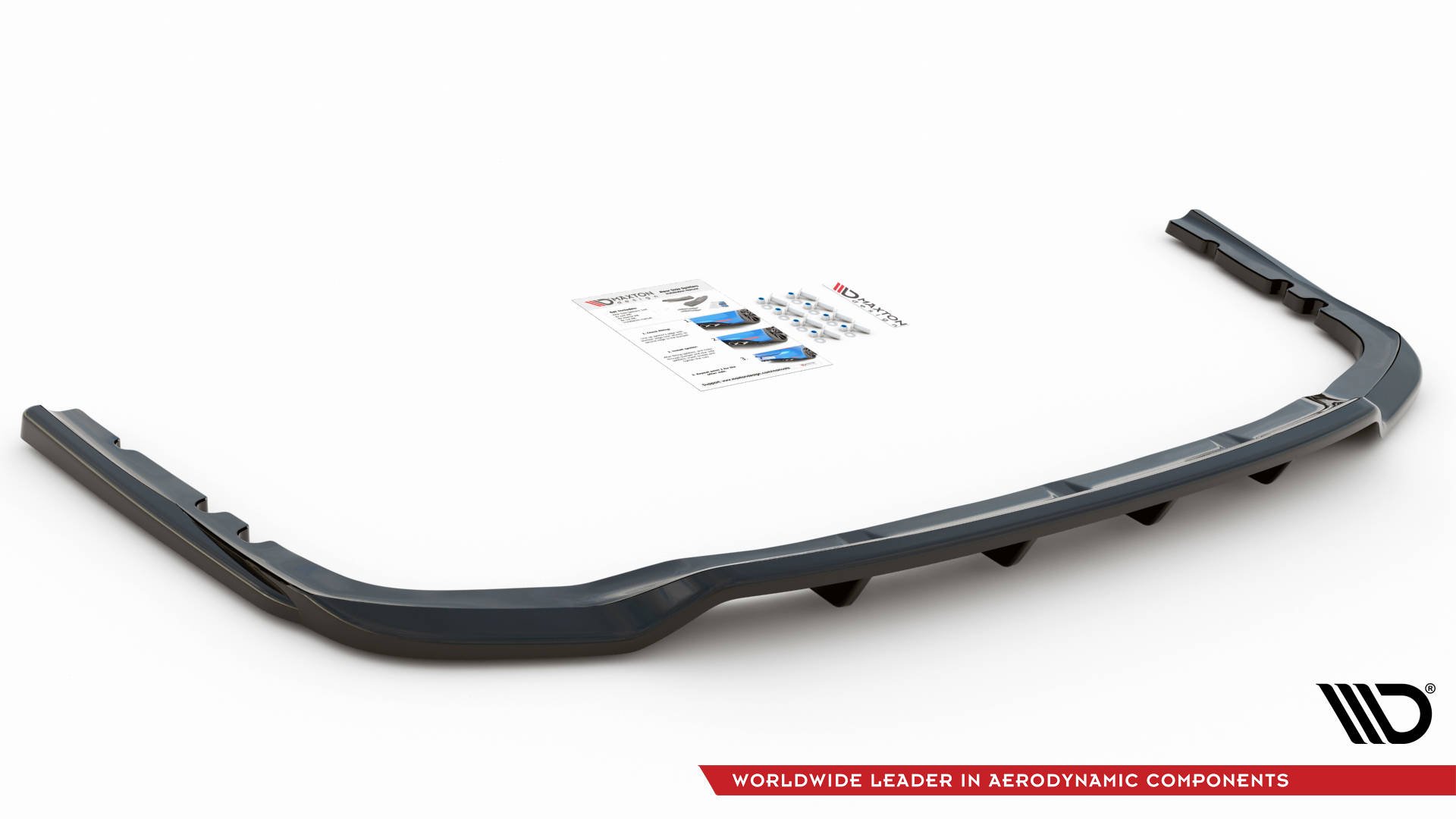 Central Rear Splitter (Vertical Bars) BMW X7 M-Pack G07 - 5