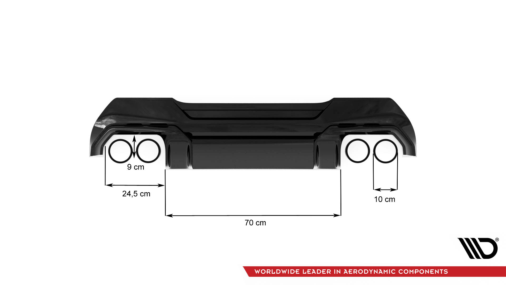 Rear Valance V.2 BMW 1 F40 M-Sport / M135i - 10