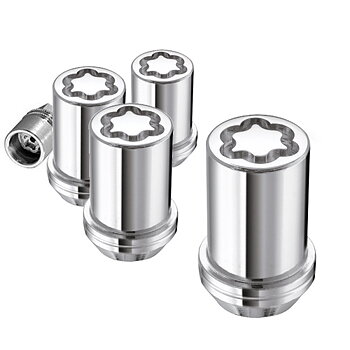 MCGARD ANTI-THEFT LOCKING LUG NUTS M12X1.25 21MM CHROME HEX