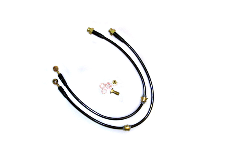 AGENCY POWER FRONT STEEL BRAIDED BRAKE LINES AUDI A3 06-08